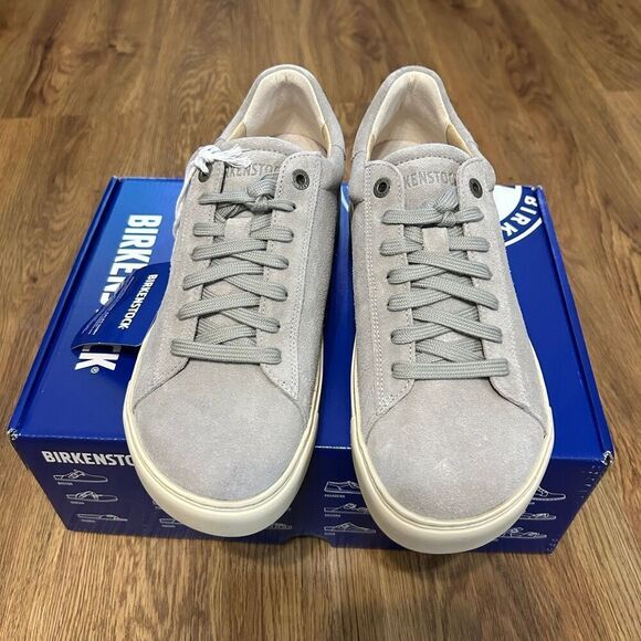 BIRKENSTOCK Ben low stone coin suede lace up shoes sneakers women’s eur 39 new - Picture 8 of 9